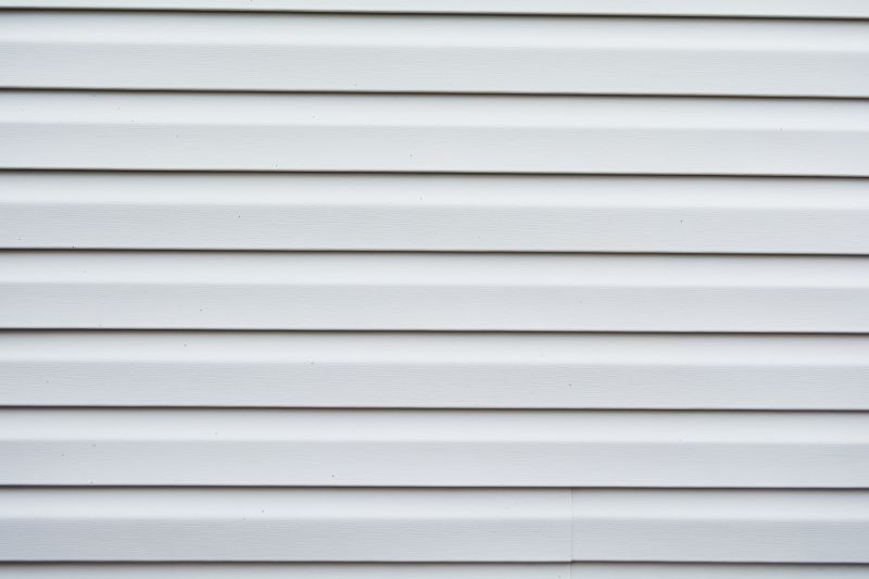 Close-up of siding joints